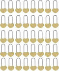 50 Piece Heart Shaped Love Lock Padlocks Without Key Set For Couples Lock It For Good On Your Next Wedding Valentines Anniversary Or Travel