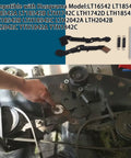 Deck Blade Brake Arm Assembly With Springs Replacement For Lawn Tractors 532184907 showing installation process