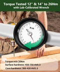 Tough-As-Nails Heavy-Duty Exterior Timber Screws Five Sixteenth Inch By Twelve Inch Self-Tapping Hex Head Lag Bolts for Decks