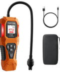 Rechargeable Gas Leak Detector With 10 Inch Goose Neck And Fast Active Sampling Fan Detects Methane And Butane From Zero To Twenty Percent LEL