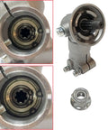Beefed Up Trimmer Gear Head Replacement And Gearbox Head Kit For Husqvarna 525 Series with thrust plate and collar nut detail