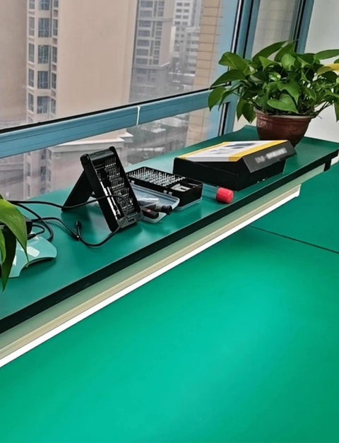 Anti Static Rubber Soldering Mat For Workbench Built Tough With High Temperature Resistance 0.08 Inch Thick Large 120 By 100 Cm Pad