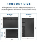 Comparison of Magnetic Silicone Soldering Mat With Heat Resistance Up To 932 Degrees Fahrenheit, Expanded work surface sizes.