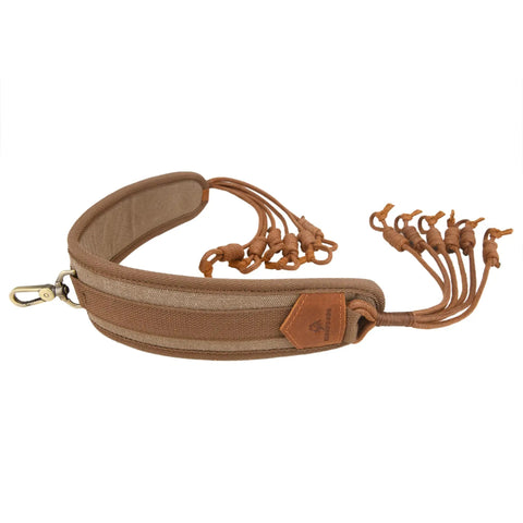 Canvas Bird Game Carrier For Waterfowl And Small Animals, Hanging Tote with 12 Waxed Cord Loops and Cowhide Leather Trim, Brown