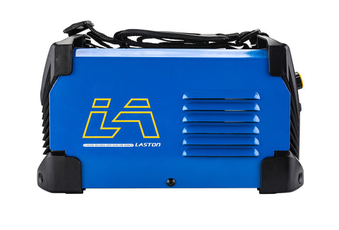 Stick Welder Arc Welding Machine With Hot Start, Arc Force, And Anti Stick Tech, 200 Amp Portable MMA Welder, front view.