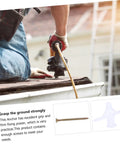 Close-up of Heavy Duty Drywall Patch Kit with tool in use, screws, and anchors for plasterboard repair in homes and offices.