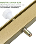 Heavy Duty Aluminum Window Screen Plunger Latches 16 Pack With Caps showing weatherproof build and durable finish.
