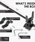 Pool Gate Latch for Chain Link Fences, Kid Proof Gate Lock, Heavy Duty Safety Latch with high reach release components