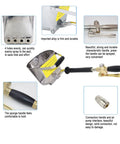 Beefy Stucco Sprayer For Walls And Plaster, Cement Mortar Spray Gun With Hopper, Pneumatic 4 Jet Nozzle System, detailed components