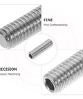 Close-up of YoYo Axle Screw Kit 10pc Metric Socket Head Cap Grub Screws Headless Concave End Internal Drive Cup Point