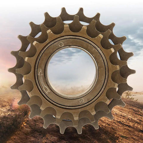 3 Speed Threaded Bicycle Freewheel With 16 19 22T Sprockets For Mountain And Road Bikes Metal Replacement Part Delivers Smooth Shifts