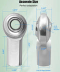 Four Piece Right Hand 5/16 X 5/16 24 Heim Bearing Rod End Kit dimensions shown with accurate size measurements.