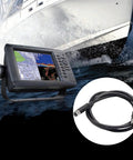 M12 8 Pin Male To Female Connector Cable For Industrial Waterproof Sensor Extension Wire with fish finder screen and boat
