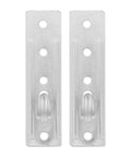 Heavy Duty Water Heater Wall Mount Bracket Kit 2 Pack hollow-wall metal brackets with hook plates and mounting holes