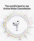 AirPods Pro 3 Wireless Earbuds With Elite Active Noise Cancellation showcased with visual sound wave effect
