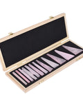 12 Piece Angle Gauge Block Set For Pro Grade Precision Machining 0.25 Inch Thick Hardened Steel Angles From 0 To 30 Degrees In Box
