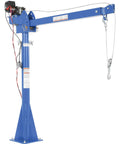 Tough As Nails 12 Volt Dc Power Jib Crane, 2000 Lbs High Strength Steel Capacity, adjustable boom winch with swivel mount.