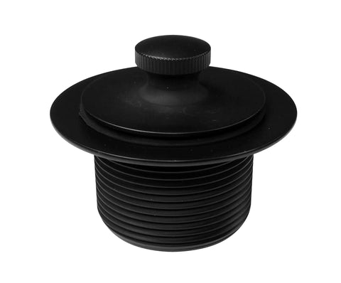 Twist And Close Tub Trim Set With Floating Overflow Faceplate In Matte Black, D94H-62, Includes D331 1-1/2 In NPSM Drain Plug