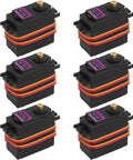 Set of six MG996R Servo Motor Upgrade With 55G Metal Gear Torque Digital RC Servo compatible with SCX24 MG90S.