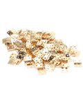 100 Piece Exquisite Mini Retro Metal Hinges Set For DIYers Jewelry Box And Wooden Cabinet Projects With 400 Screws Durable Zinc Alloy Hardware