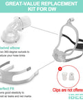 Replacement CPAP Headgear With Quick Release Elbow And Swivel For DreamWear Snug Fit No Leaks Includes Strap No Clips