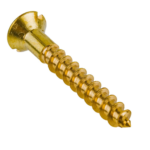 Top Tier Solid Brass Wood Screws Size 5 By Five Eighth Inches Featuring Oval Countersunk Head And Standard Slotted Drive Self Tapping Fasteners Pack Of Twenty Five Works Like A Dream For Zero Hassle Cabinetry And Fine Furniture