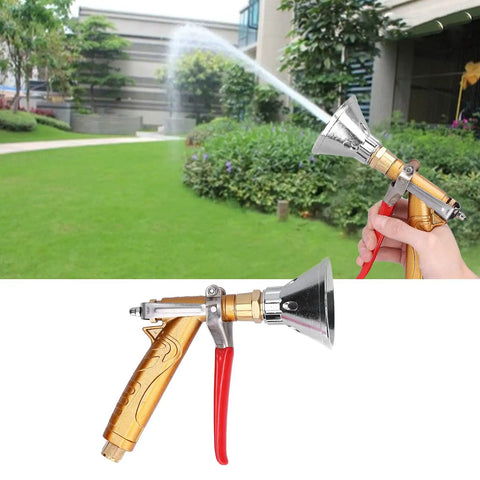 Handheld High Pressure Sprayer With Ceramic Nozzle for Ultra Fine Mist, garden care tool spraying water on lawn