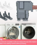 Collage of DIY Friendly Front Load Washer Door Latch Lock Replacement Assembly For Frigidaire Affinity And Kenmore Washers 131763256 components and washers.
