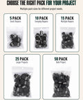 Pro Grade Two Port Electric Wire Connectors With No Mess Antioxidant Gel For Aluminum To Copper And Copper To Copper Junctions 5, 10, 15, 25, 50 Pack Options