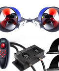 Underwater Beast Thruster With Cooling Fan 12 To 24V For Kayaks And Boats, Brushless Waterproof Motor Delivers 14Kg Thrust, RC Control