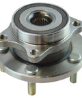 Front And Rear Wheel Bearing And Hub Assembly Kit For Subaru Legacy Outback Forester Ascent 2015 2020 Four Piece Set With Plug And Play Ready To Install Hubs And Bearings For A Smooth Quiet Ride On All Four Wheels steel hub component.
