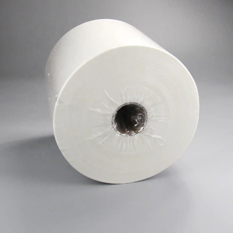 Top Notch Heavy Duty Industrial Shop Towels Multipurpose Cleanroom Wipes 500 Count white roll for tough oil garage grime cleanup.