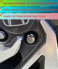 Honda Wheel Lock Kit 6 Piece M12x1.5 Anti Theft Lug Nuts With 2 Keys Ball Seat For All Honda Factory Wheels on rim
