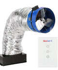 Heavy Duty Whole House Fan Delivers Fifty Six Hundred Sixty Five Cfm Of Fresh Breeze With A Wireless Remote for easy control.