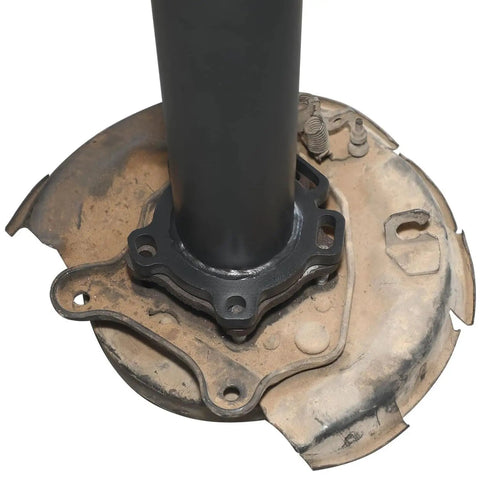 Close-up of Heavy Duty Rear Axle Bearing Puller Kit for Toyota Prado in action