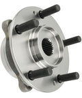 Front view of 2 Pack Front Wheel Hub Bearing Assembly With ABS Compatible With 2017 2023 Elantra 2019 2022 Forte