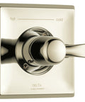 Dryden Monitor 14 Series Valve Trim in Polished Nickel for a Single-Function Pressure-Balance Shower Setup With Hot Cold Indicator
