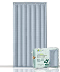 Thermal Insulated Door Curtain with 5in1 Soundproof Blanket for Privacy and Draft Block, Heavy Duty Door Cover 84.5x37.5 Inch