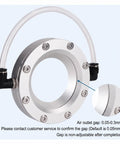 Premium Circular Air Knife Annular Nozzle with air outlet hose for high speed water removal and surface drying on extrusion lines.