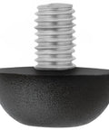 Close-up of a single 8mm M8 Adjustable Furniture Leg Levelers Set For Outdoor Use Stainless Steel Screw In Leveling Feet Glides Replacement Legs