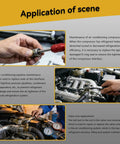 Auto HVAC Hose Gasket Repair Kit With Valve Cores And Seals Total 100 Hose Gaskets Plus 10 Valve Cores application scene