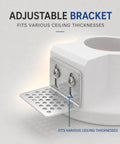 Adjustable bracket for Opaeroo Recessed Plaster Downlight, Flush Mount Ceiling Spotlight 5W GU10 fits various ceiling thicknesses.