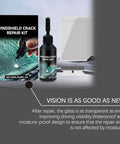 DIY Windshield Repair Kit With Glass Repair Fluid for Chips and Small Cracks Quick Fix Save Money Easy To Use Auto Glass Repair Tool For Cars Trucks And SUVs