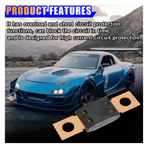Hardcore 150 Amp 32 Volt MEGA Bolt Down Fuse Heavy Duty Pure Copper High Current Shield for trucks and boats.