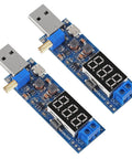 Dual USB Buck Boost Power Module That Packs a Punch, 3.5V To 12V Input, 1.2V To 24V Output, DC DC Converter With Display, 3W Max Output