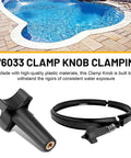 Slick Pool Filter Pump Clamping Band Knob Fits Pentair SMBW 2000 4000 Series Replace 076033 with durable plastic material.