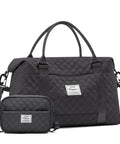 Travel Duffel Bag For Women With Weekender Style, Carry On Friendly, Includes Separate Toiletry Bag And Adjustable Strap