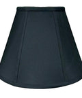 Deep Empire Basic Lamp Shade 6x12x9.25 Black With Gold Dope Look, 2-Pack, Silk-Type Shantung Fabric, Classic Design