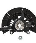 Front view of Front Steering Knuckles And Wheel Bearing Hub Assembly Replacement Kit For 2012 Through 2017 Toyota Camry SE And XSE Models Includes Two Knuckles For A Fast Reliable Front End Restore