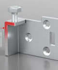 Beefy Heavy Duty L Bracket Carrier Plate For Wall Cabinets And Heavy Furniture Installation showing 4mm thickness detail